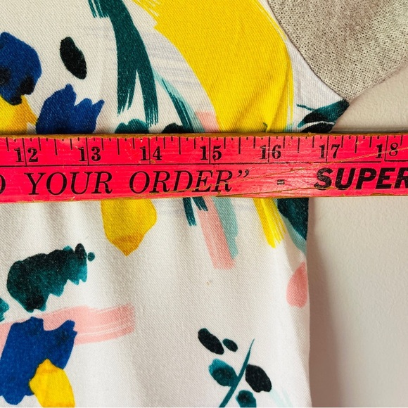 Anthropologie Deletta Mixed Media Top - Picture 5 of 5